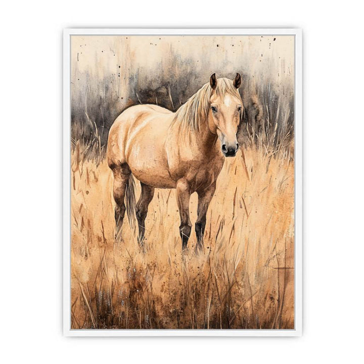 Moonlit Gallop Framed Print