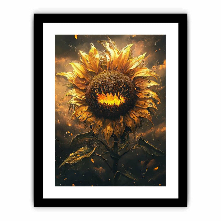 Golden Sunflower  Art Print