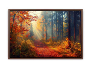 Autumn Forest Trees  Poster