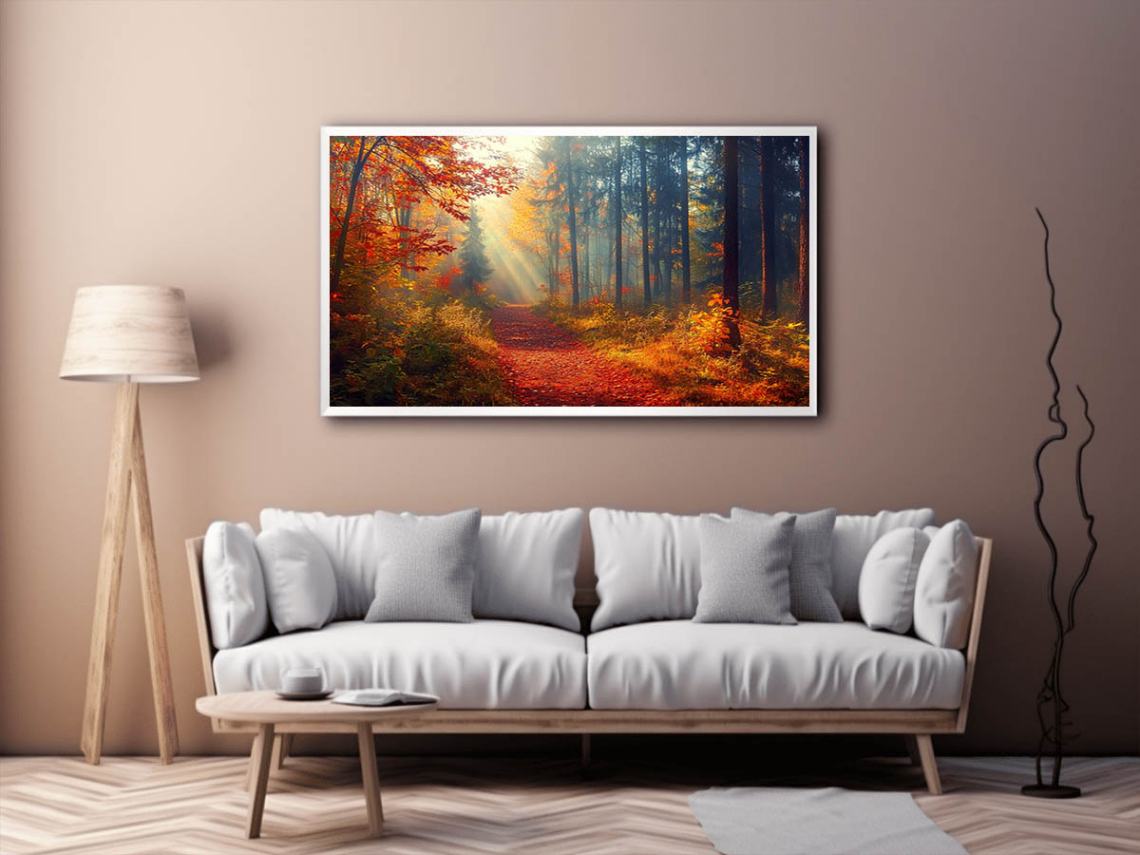 Autumn Forest Trees 