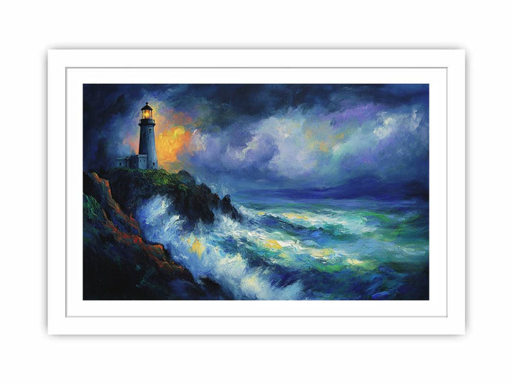 Lighthouse Seascape Streched canvas