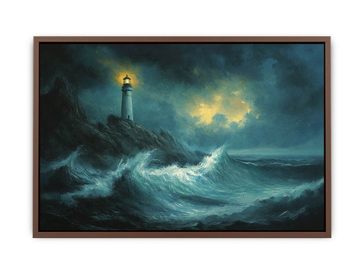 Moonlit Watchtower  Poster