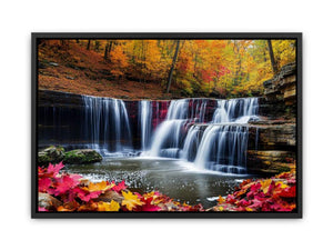 Golden Veil Falls  Painting