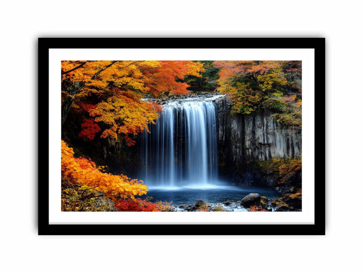 Vibrant Waterfall  Art Print