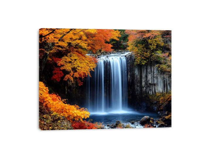 Vibrant Waterfall Canvas Print