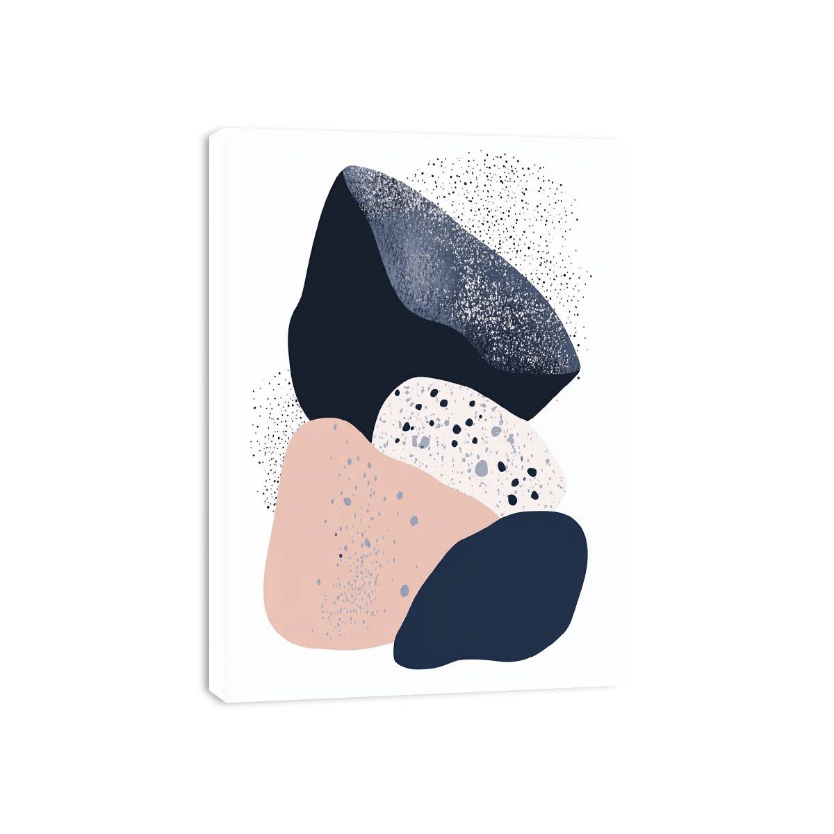 Pastel Stones Canvas Print