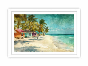 Palm Haven Streched canvas