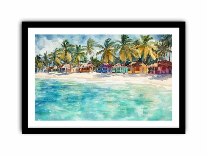 Seaside Retreat  Art Print