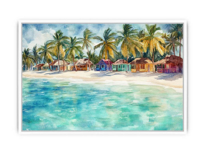 Seaside Retreat Framed Print