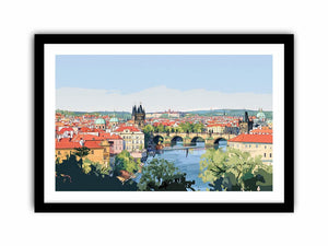 Prague City  Art Print