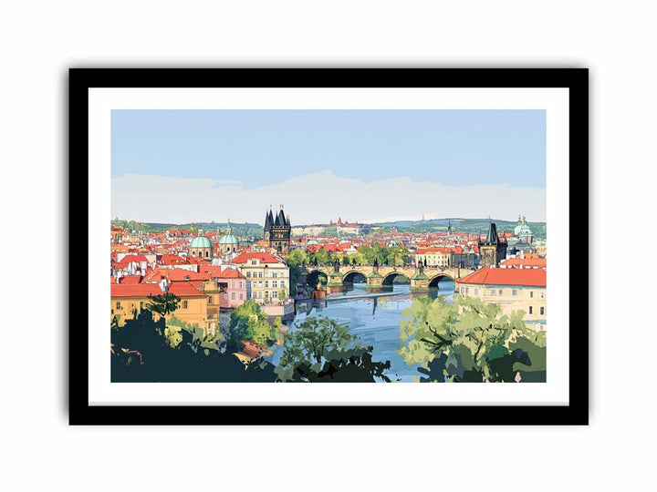 Prague City  Art Print