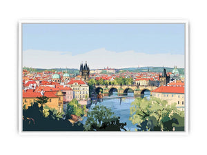 Prague City Framed Print