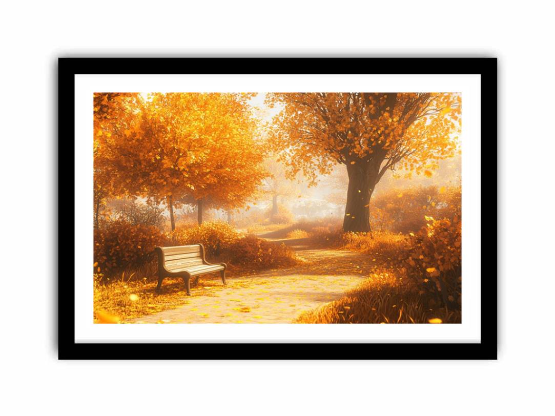 Amber Horizons  Art Print