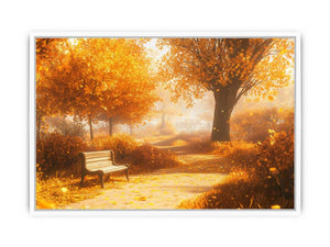 Amber Horizons Framed Print
