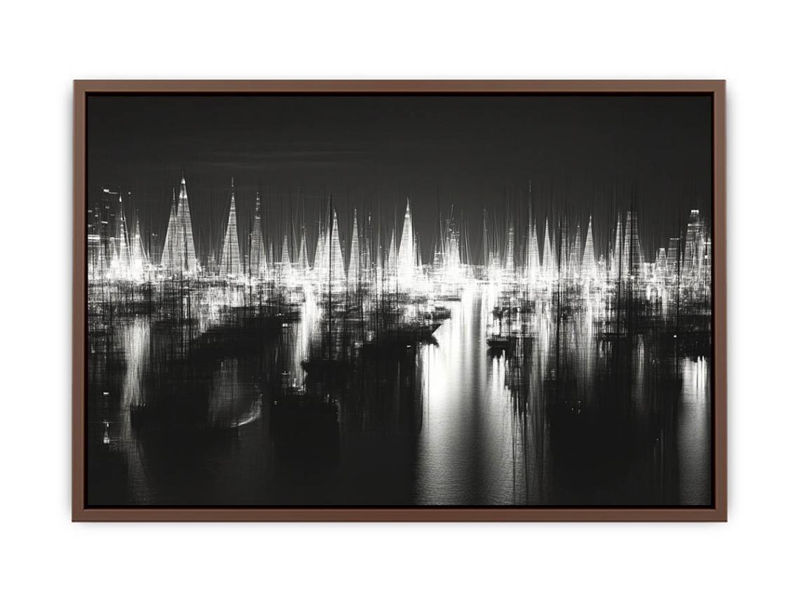 Sailboats Serenity  Poster