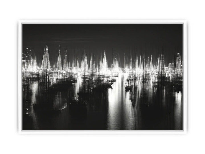 Sailboats Serenity Framed Print