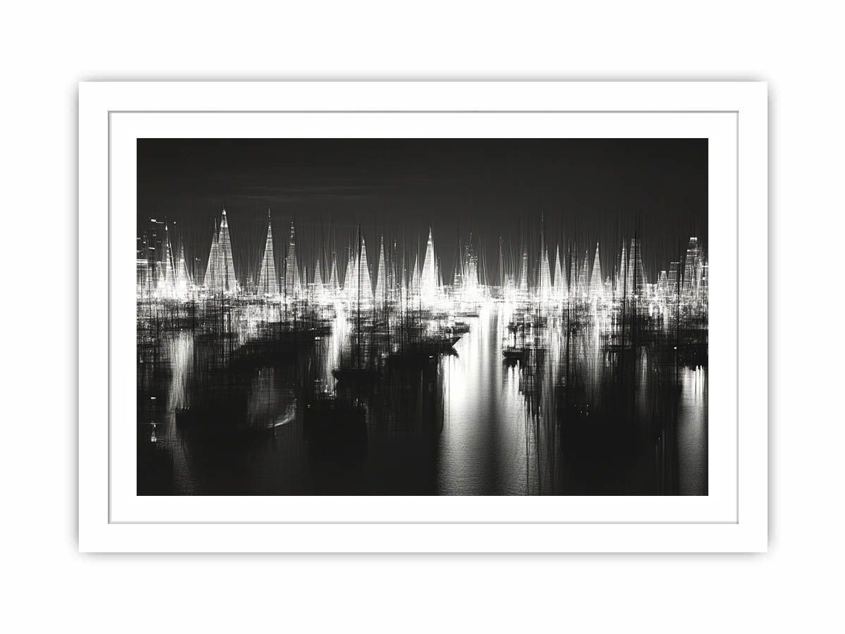 Sailboats Serenity Streched canvas
