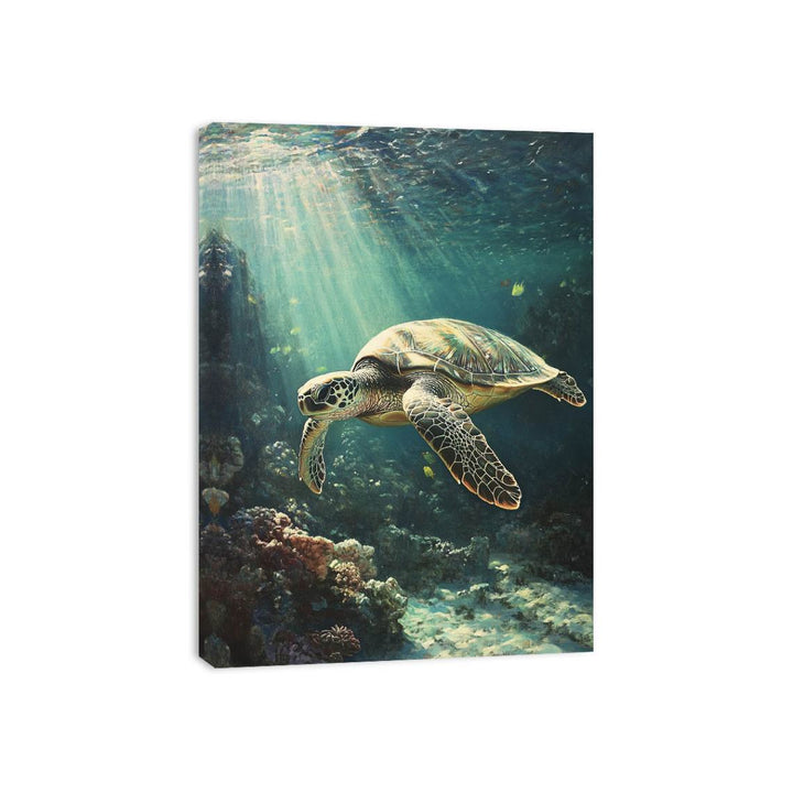 Beneath The Waves Canvas Print