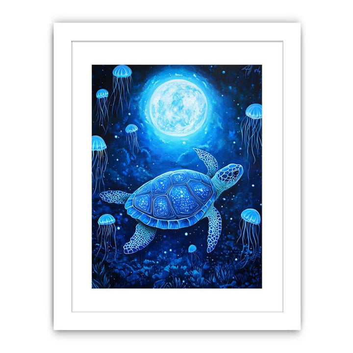 Turtle’s Embrace Streched canvas