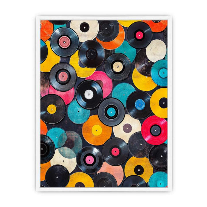 Records Framed Print
