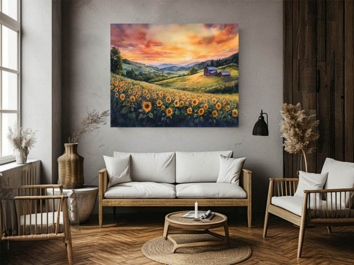 Sunflower Sunset 
