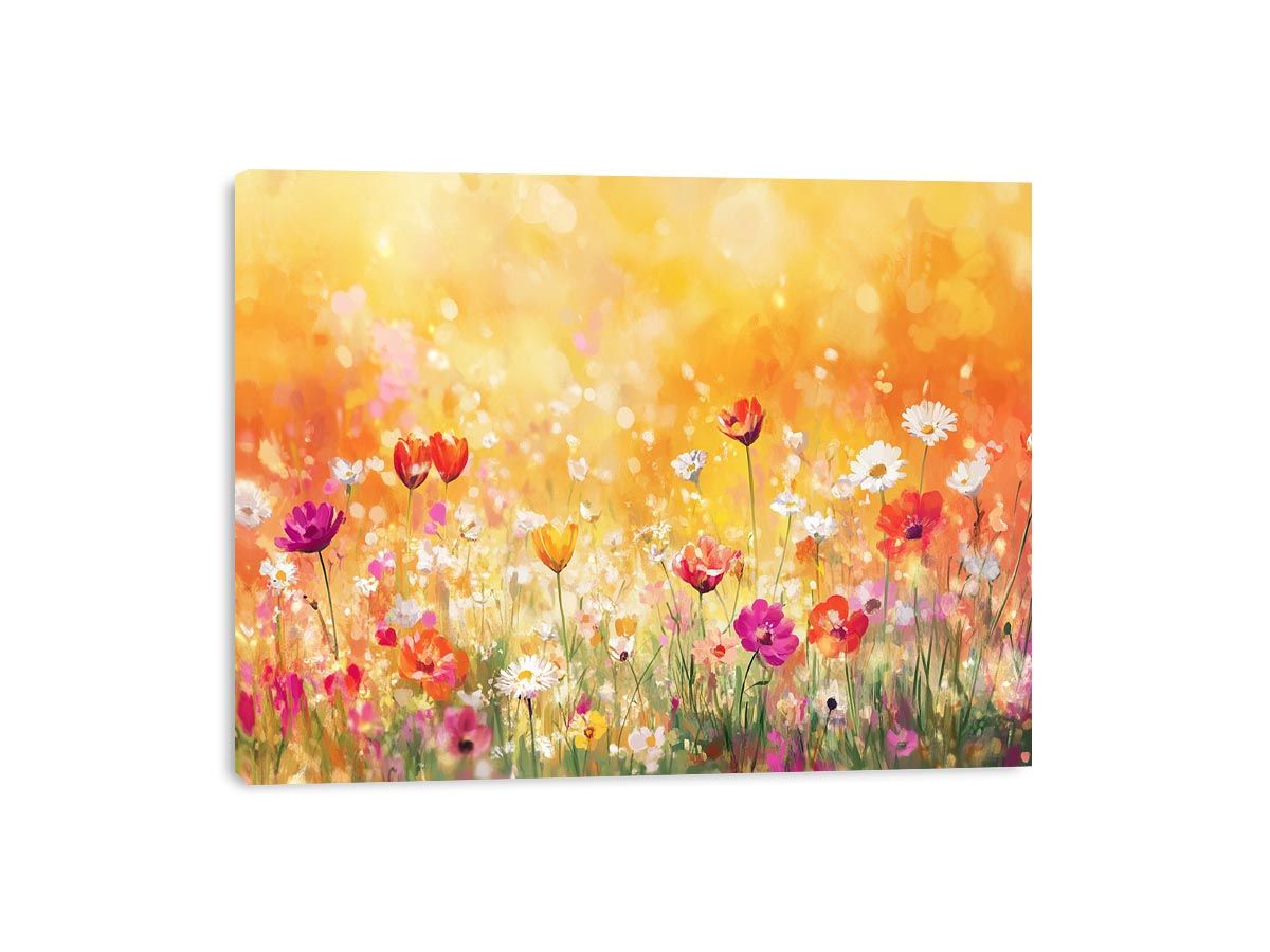 Sunlit Meadows Canvas Print