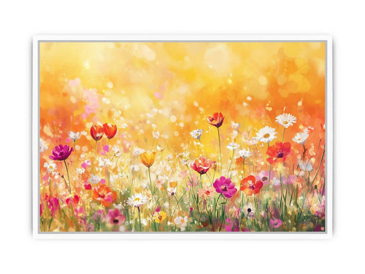 Sunlit Meadows Framed Print