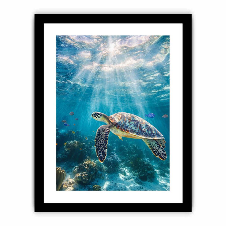 Eternal Swimmer  Art Print