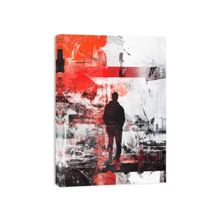 Man Modern Graffiti Canvas Print