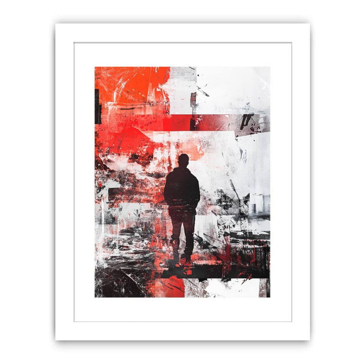 Man Modern Graffiti Streched canvas