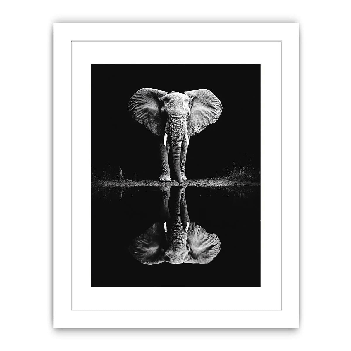 Elephant’s Reflection Streched canvas
