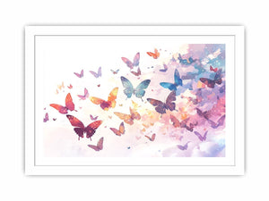 Dancing Butterflies Streched canvas