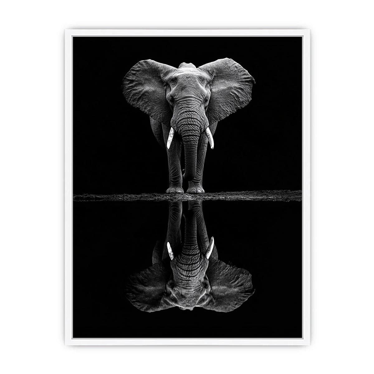 Serenade Of The Elephant Framed Print