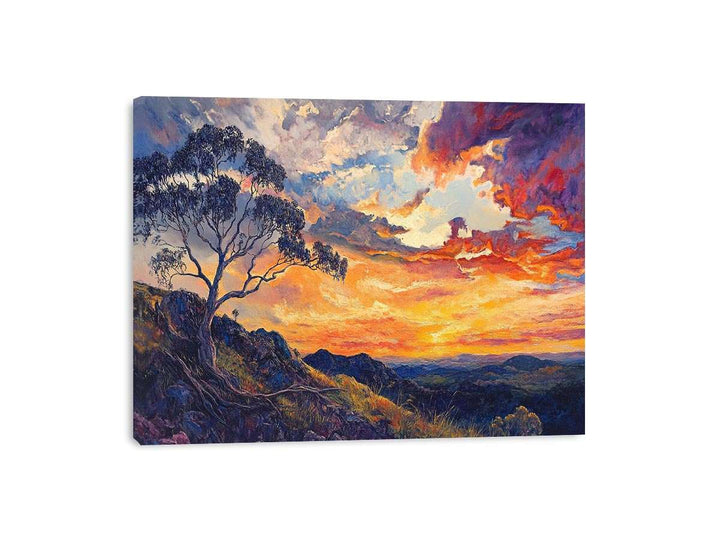 Mount Larcom Canvas Print