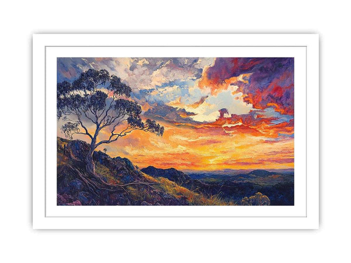 Mount Larcom Streched canvas