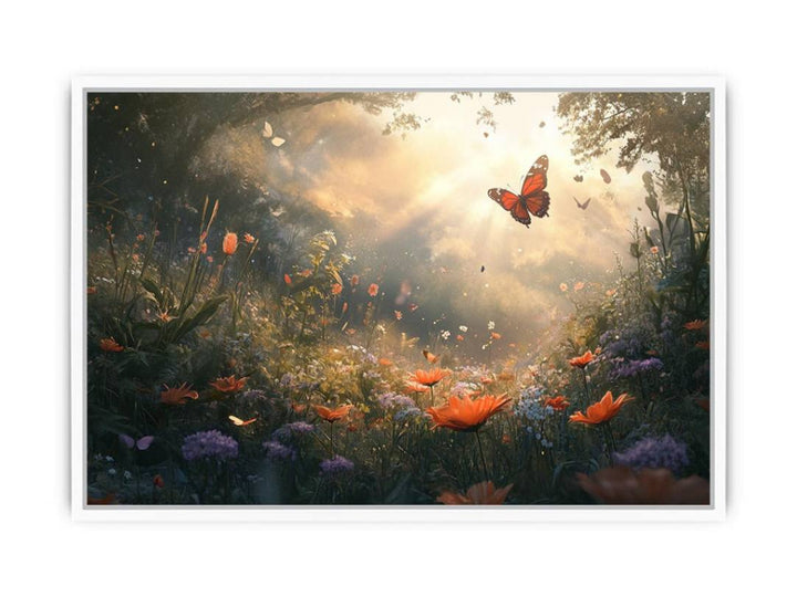Fluttering Echoes Framed Print