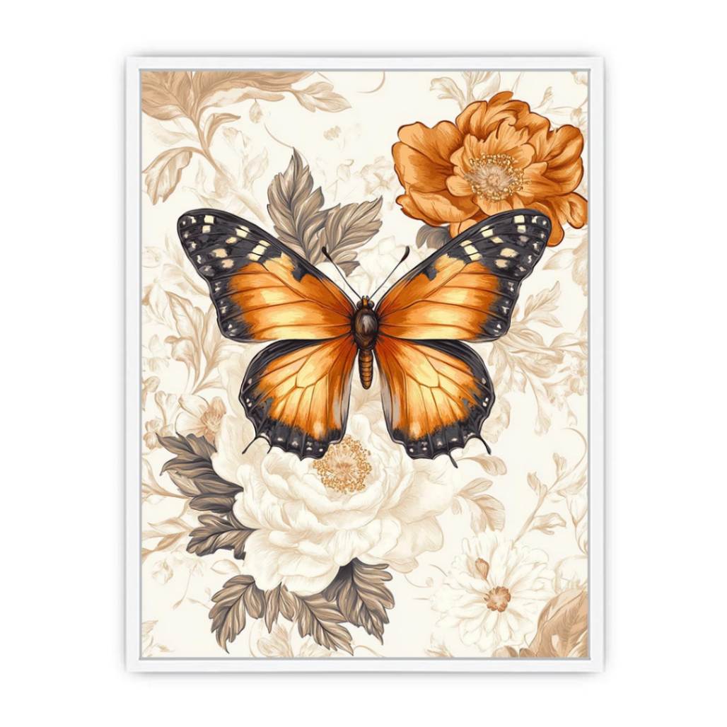 Velvet Wings Framed Print