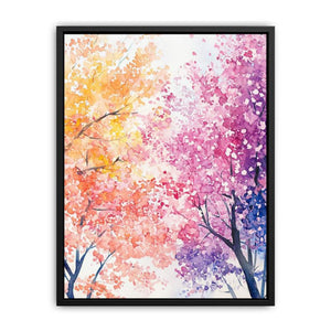 Pink Purple Cherry  Painting