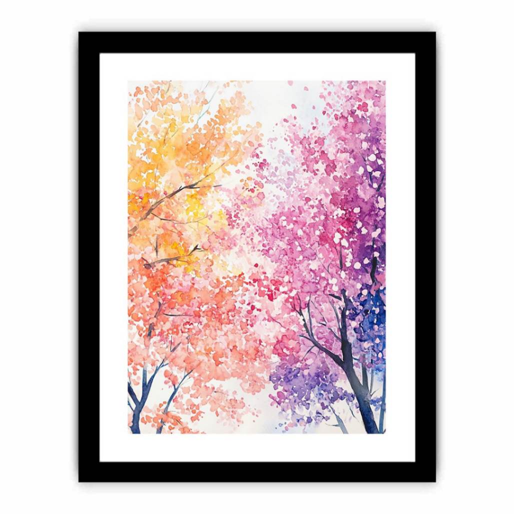 Pink Purple Cherry  Art Print