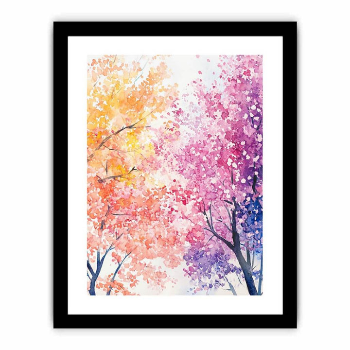 Pink Purple Cherry  Art Print