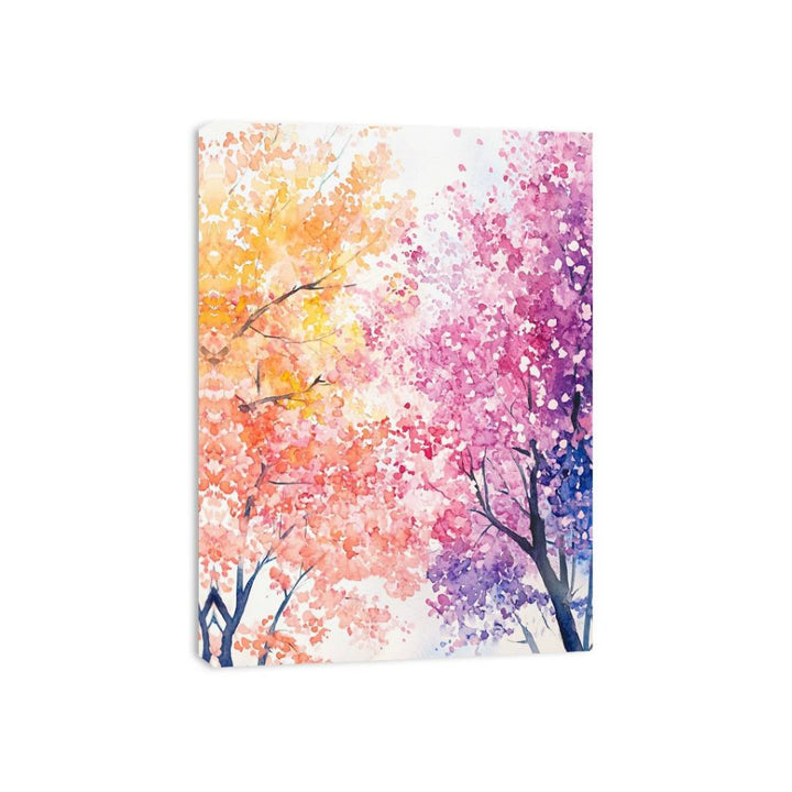 Pink Purple Cherry Canvas Print