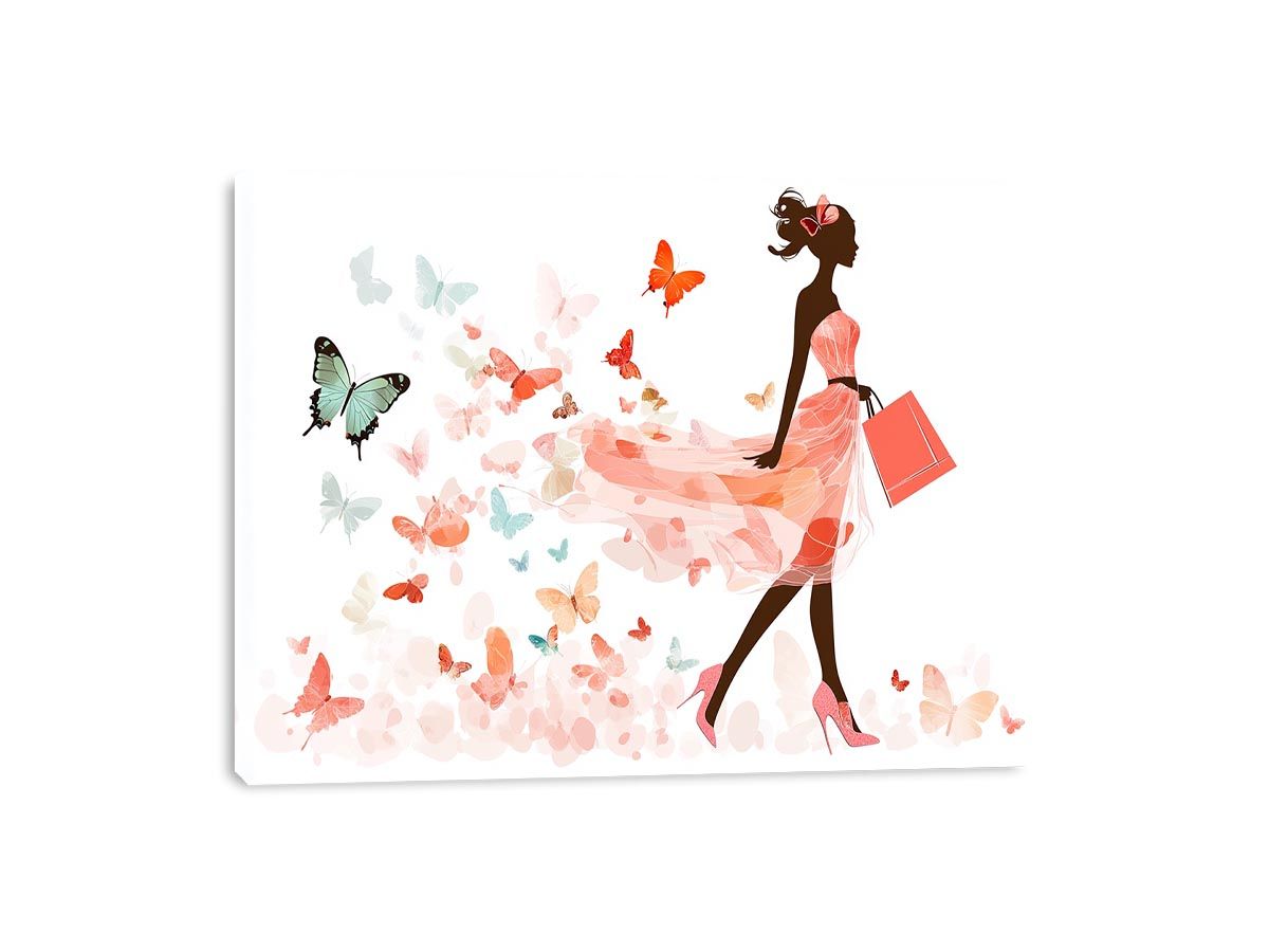 Wings Of Her Soul Canvas Print