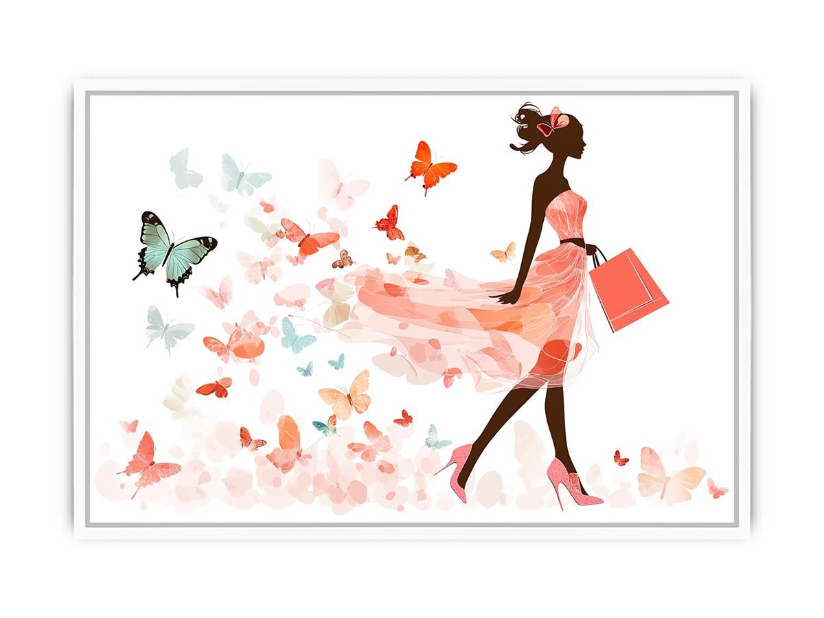 Wings Of Her Soul Framed Print