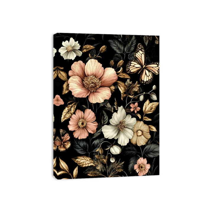 Floral Butterfly Canvas Print