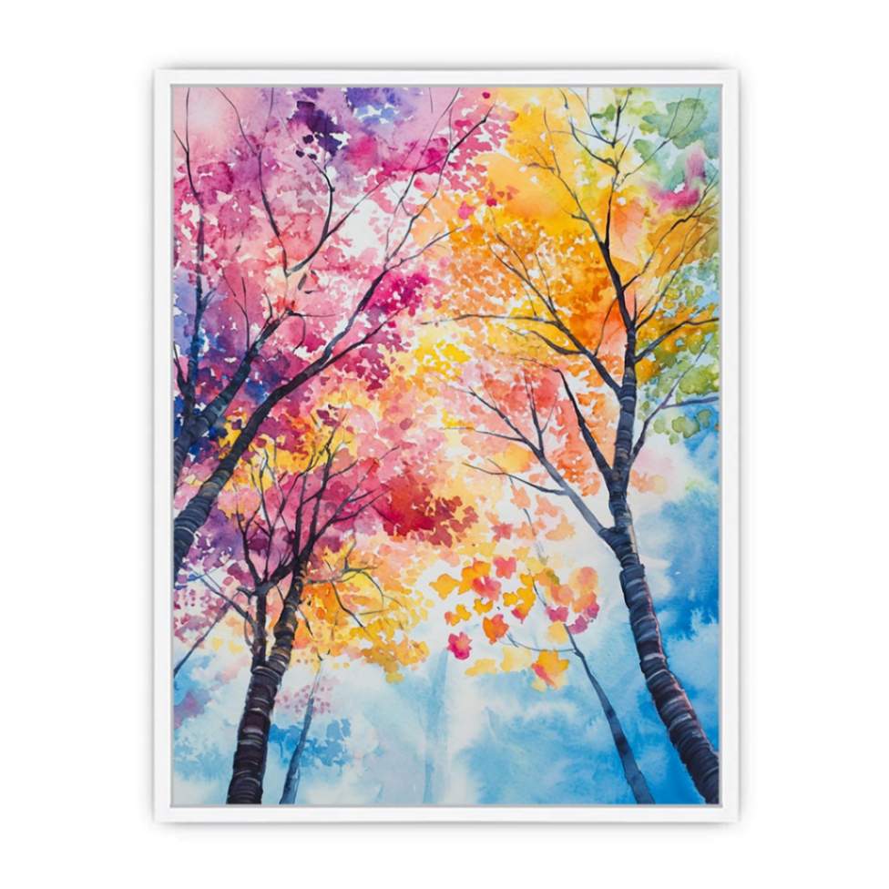 Mystic Forest Drifts Framed Print
