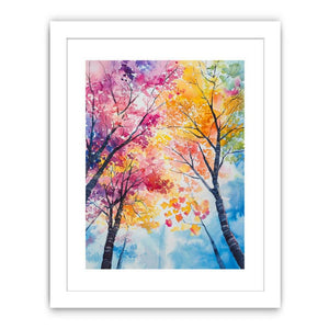 Mystic Forest Drifts Streched canvas