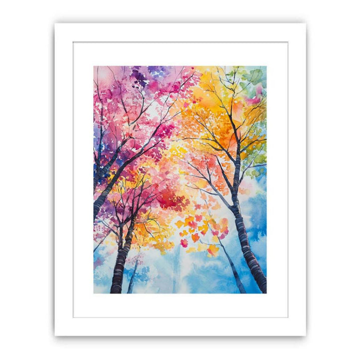 Mystic Forest Drifts Streched canvas