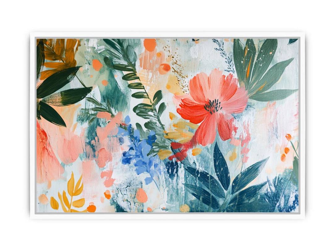 Ethereal Bloom Framed Print
