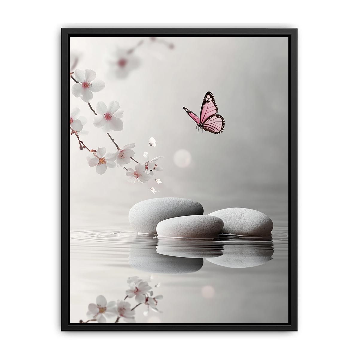 White Pebbles  Painting