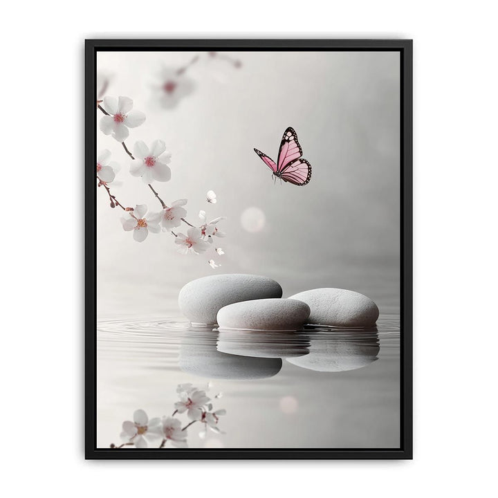 White Pebbles  Painting